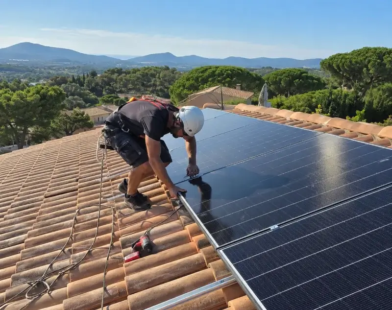 Installateur panneaux solaires Noves — pose photovoltaïque sur toiture