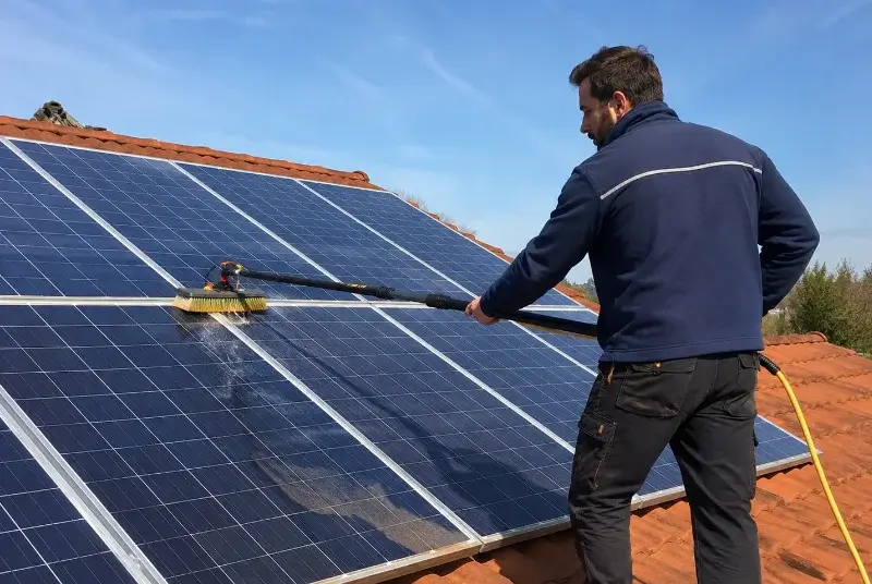 Nettoyage et entretien de panneaux solaires à Noves